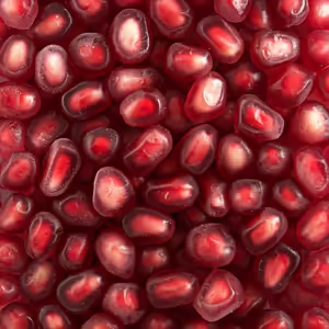 Frozen pomegranate