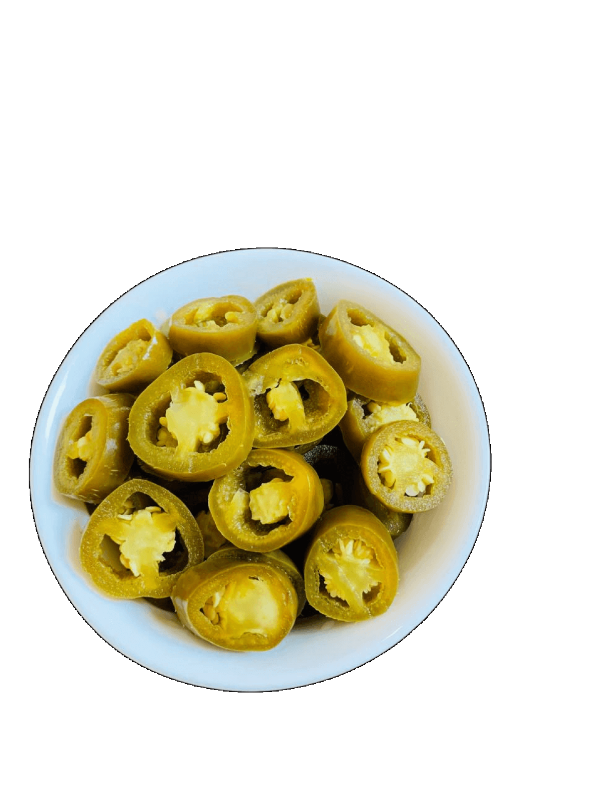 Pickled pepper slices